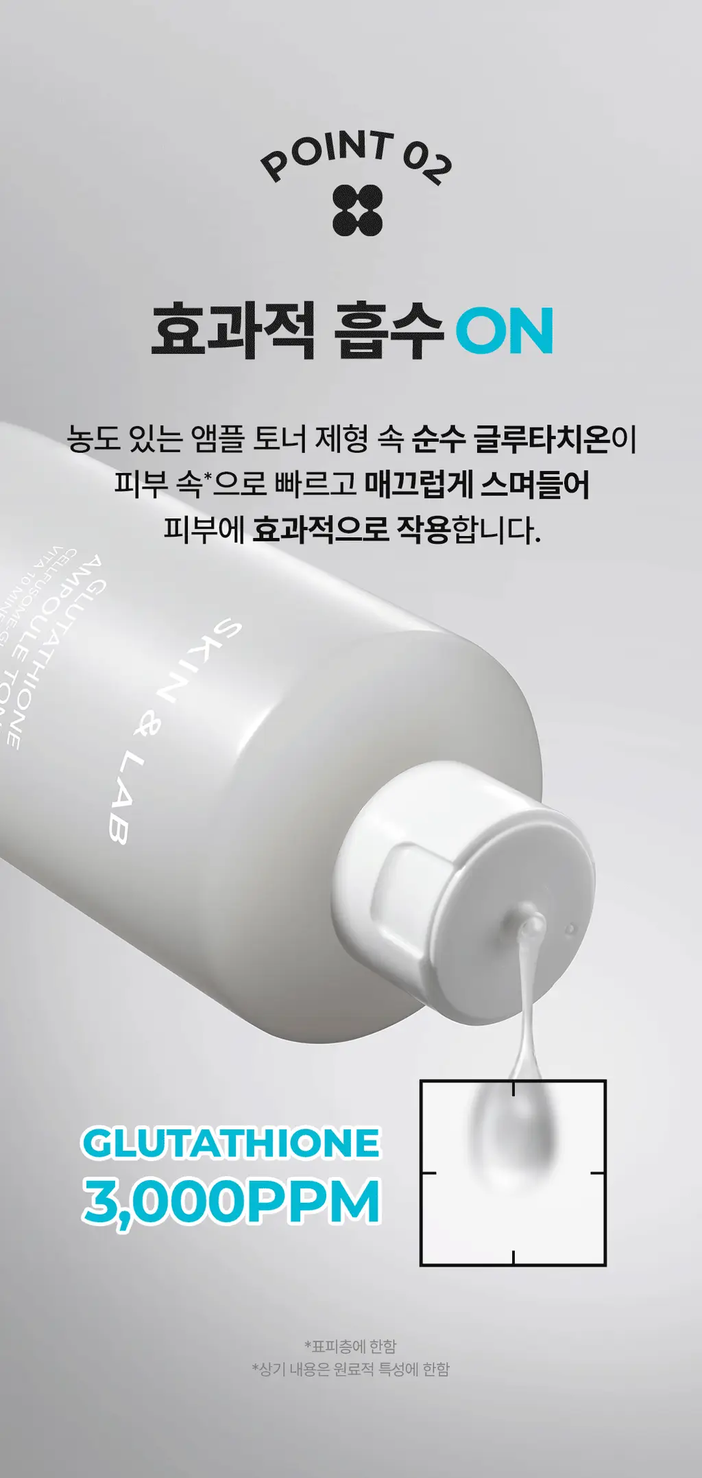 [NEW/투명케어] 스킨앤랩 글루타치온 앰플 토너 200ml 상세페이지 13